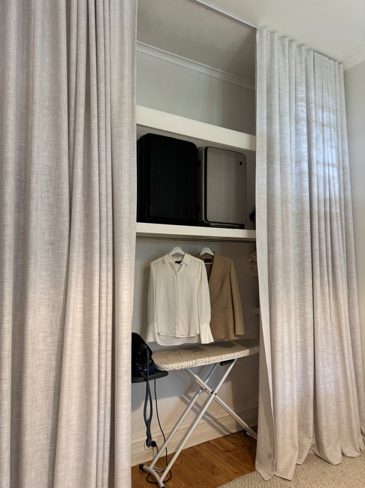 Signature linen blend made-to-measure curtain